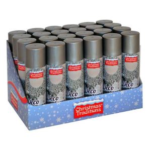 Decoratie spray zilver - 150ml