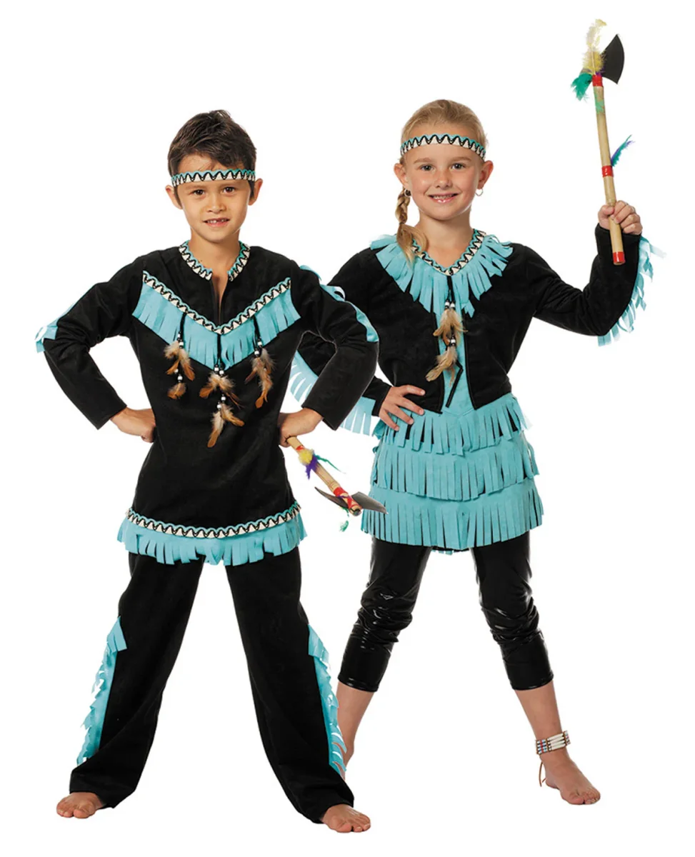 Kinderkostuum Indiaan Wishbone voor Meisjes - Afbeelding 3