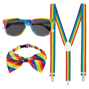 Accessoire setje regenboog pride