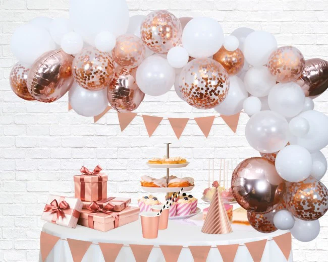 Balloon deco kit rose goud - Afbeelding 3