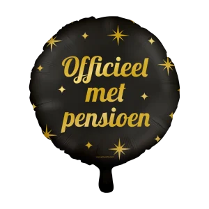 Folieballon classy Pensioen