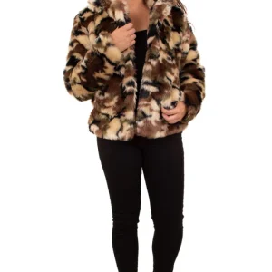 Bontjas camouflage dames