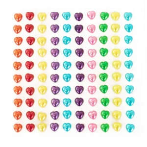 PXP Professional Colours Decoratiestickers hartje pearl 100st