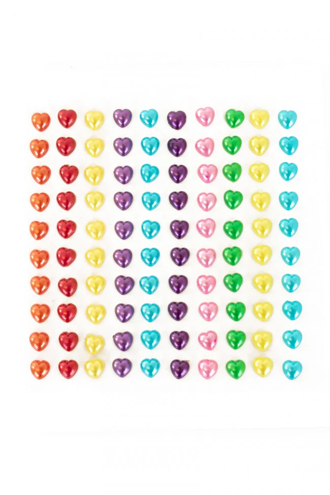 PXP Professional Colours Decoratiestickers hartje pearl 100st - Afbeelding 2