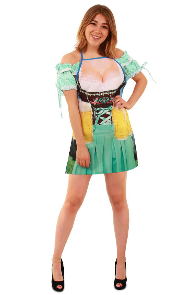 Schort oktoberfest vrouw one size - Afbeelding 2