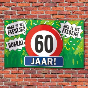 Gevel vlag - 60 jaar