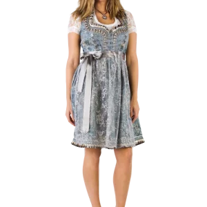 Dirndl Isa antiekblauw