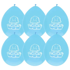 Ballonnen geboorte baby 6 stuks