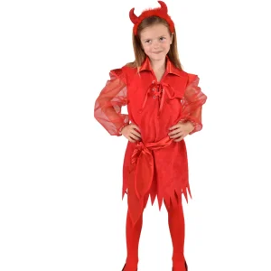 Halloween Duivel Jurkje voor Kinderen - rood