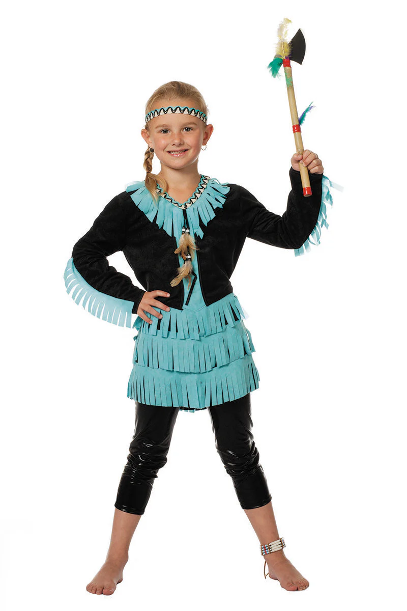 Kinderkostuum Indiaan Wishbone voor Meisjes